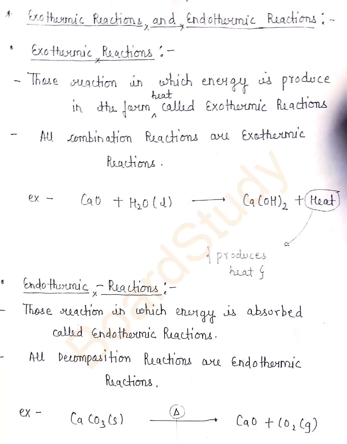 Chemical reaction and equation notes 012