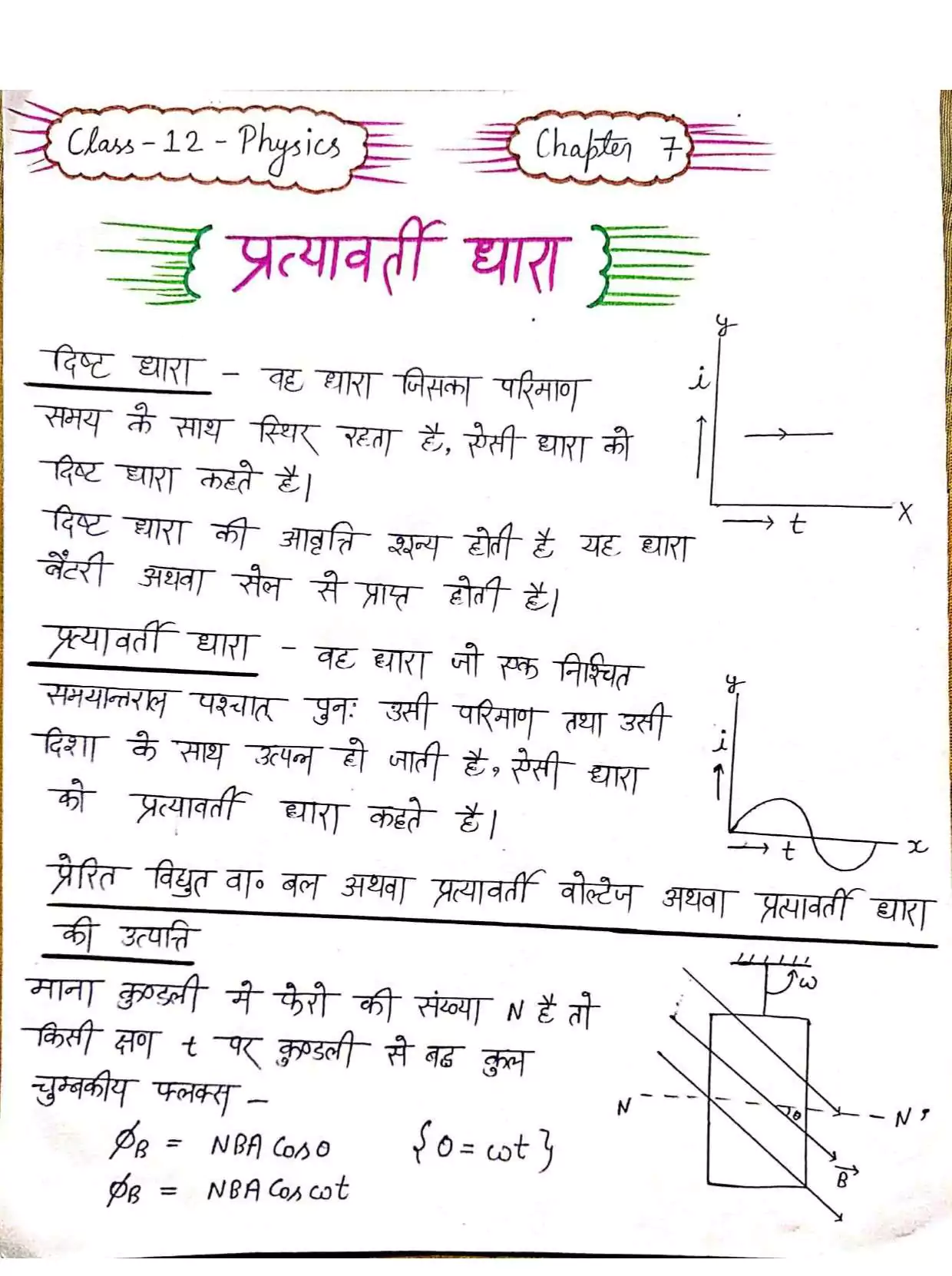 Class 12 Biology Chapter 7 notes in hindi 001