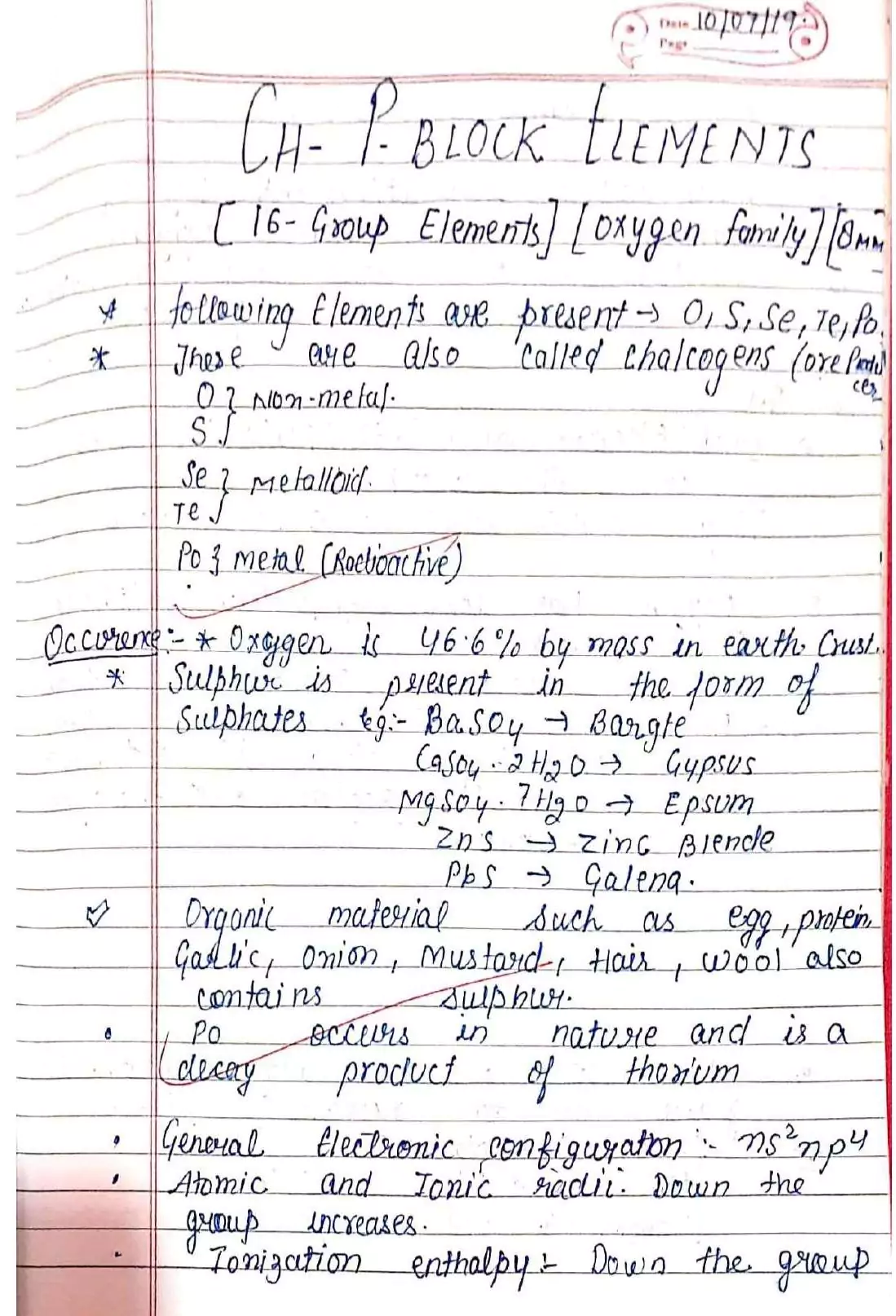 Class 12 Chemistry chapter 7 notes 001