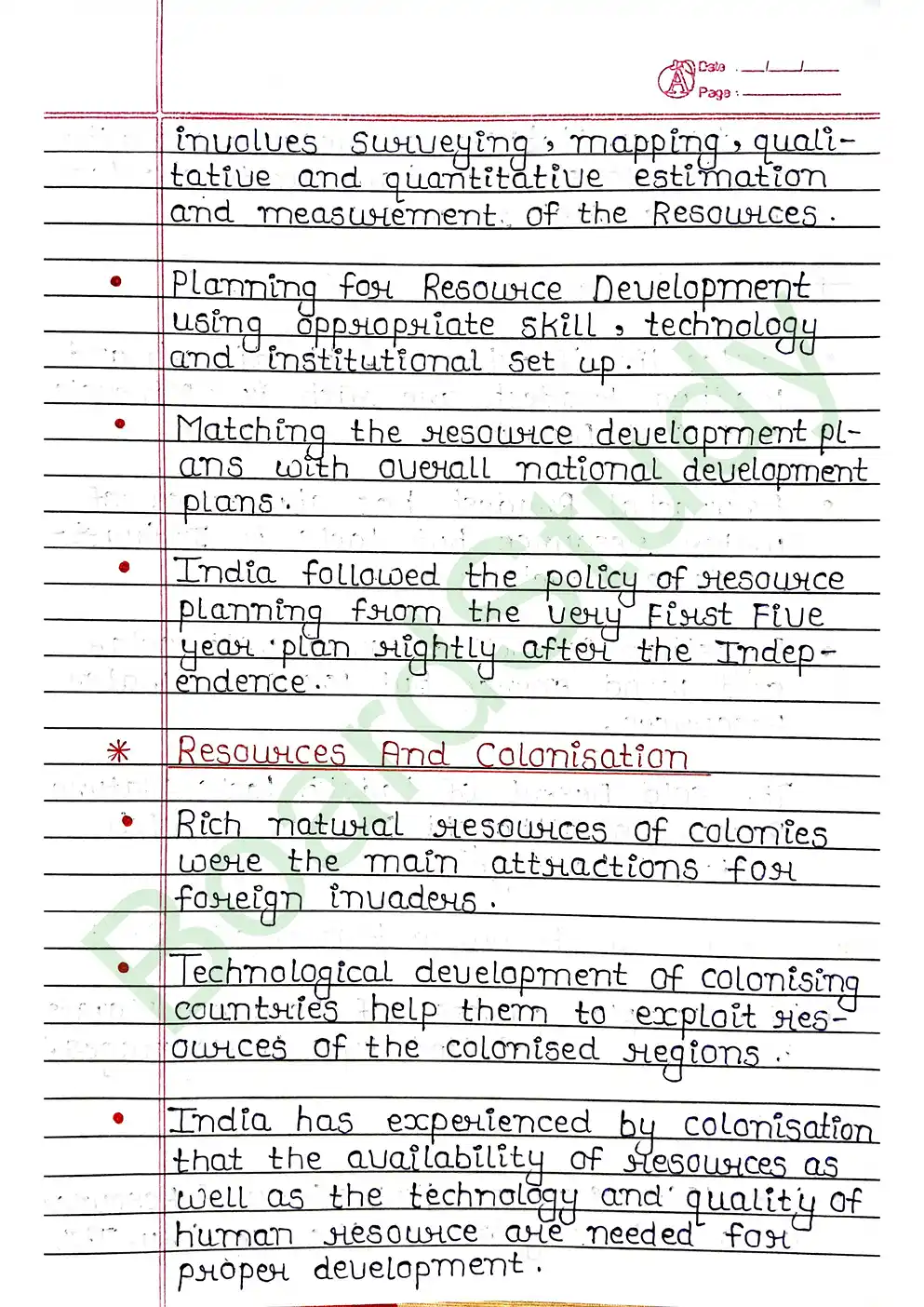 6. Resources and Development page 0010