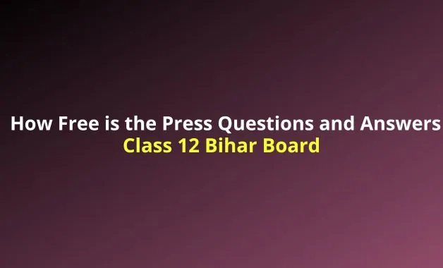 How Free is the Press