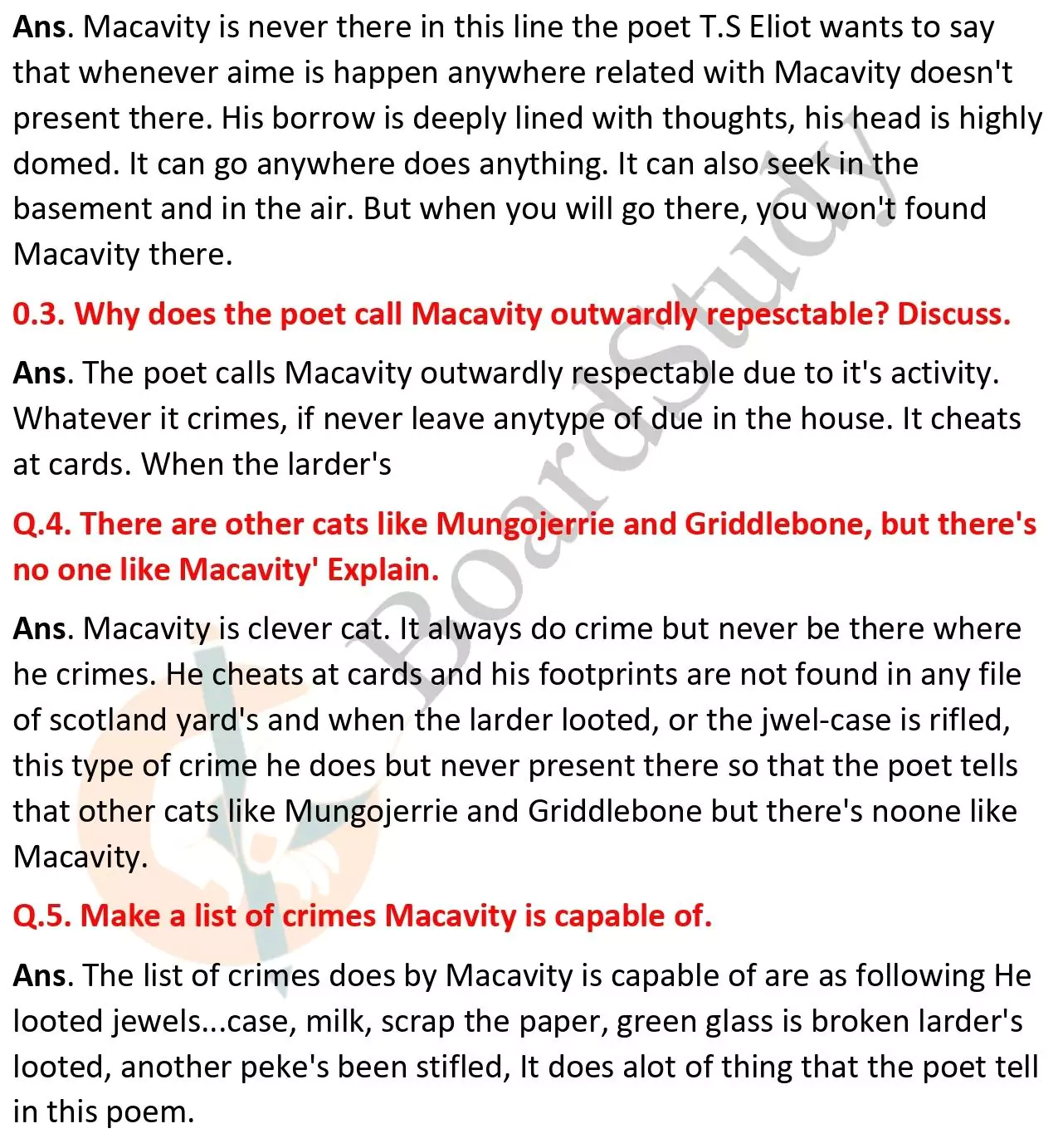 MACAVITY QUESTIONS ANSWERS 005