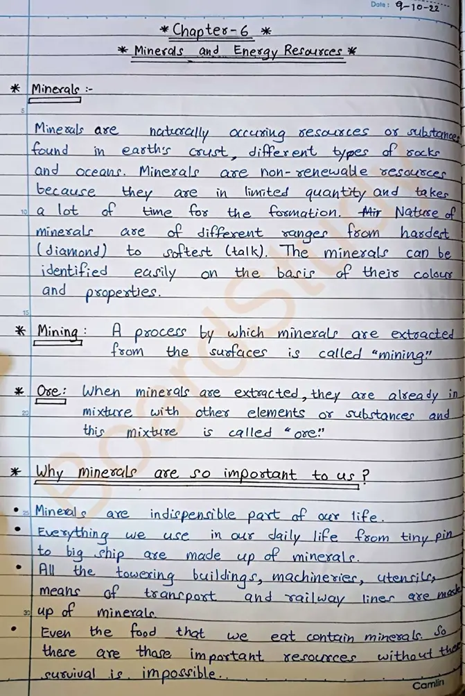 Minerals & Energy Resources Notes_page-0001