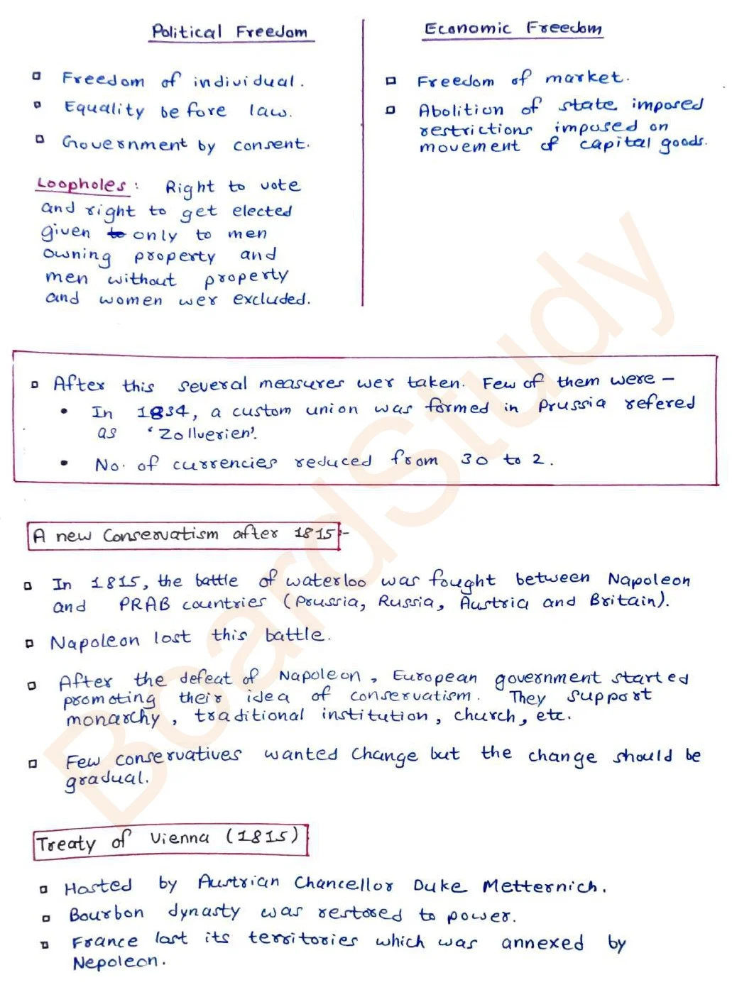The Rise of Nationalism in Europe Notes page 0004