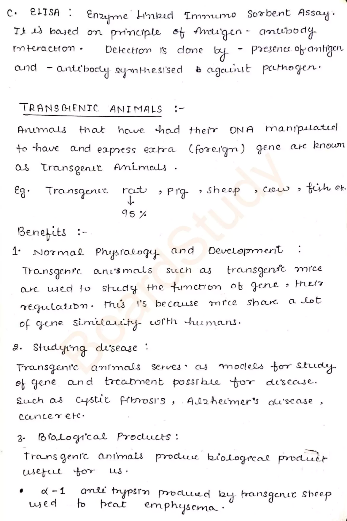 biotechnology and its applications notes 012
