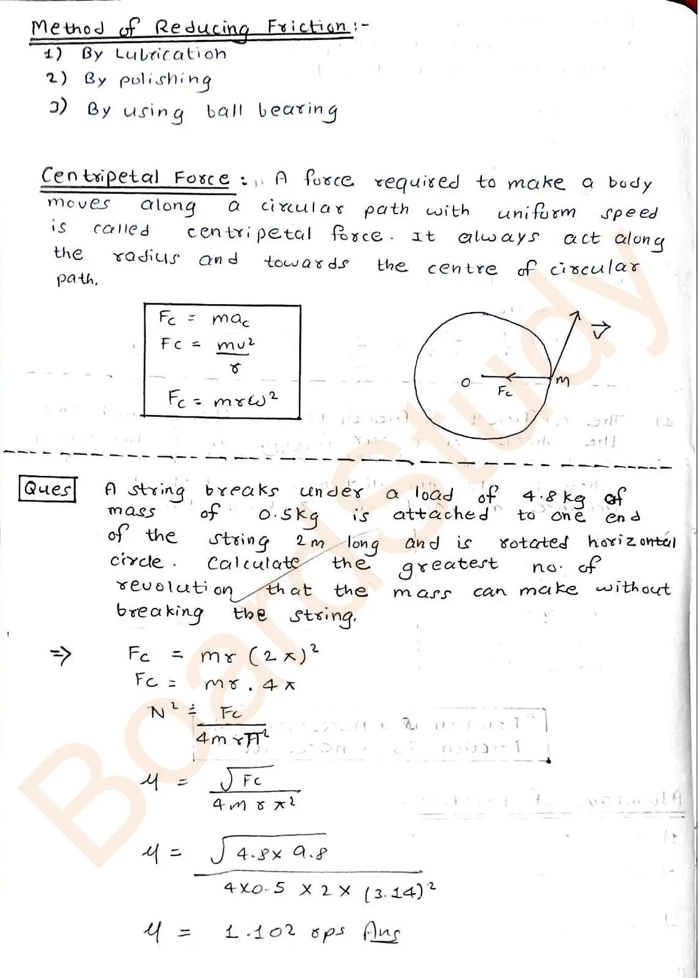 law of motion notes 015