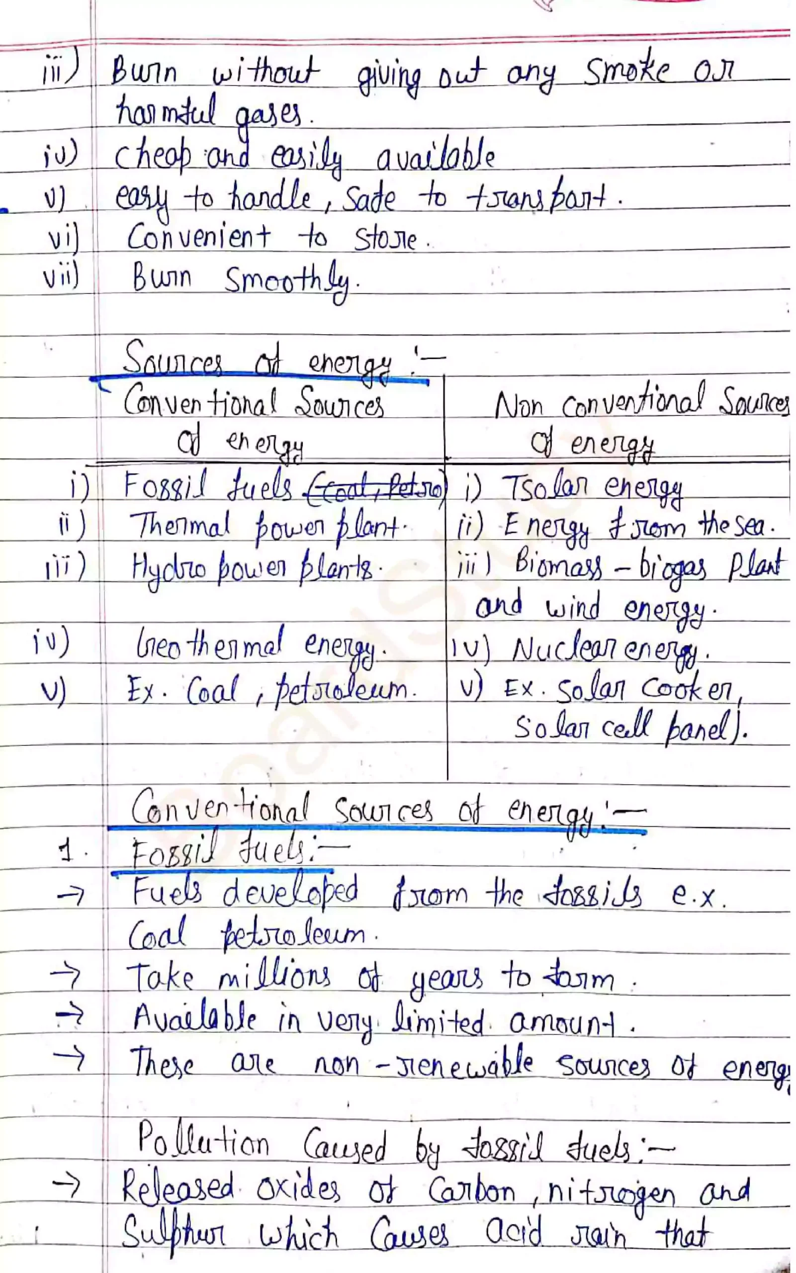 source of energy notes 002