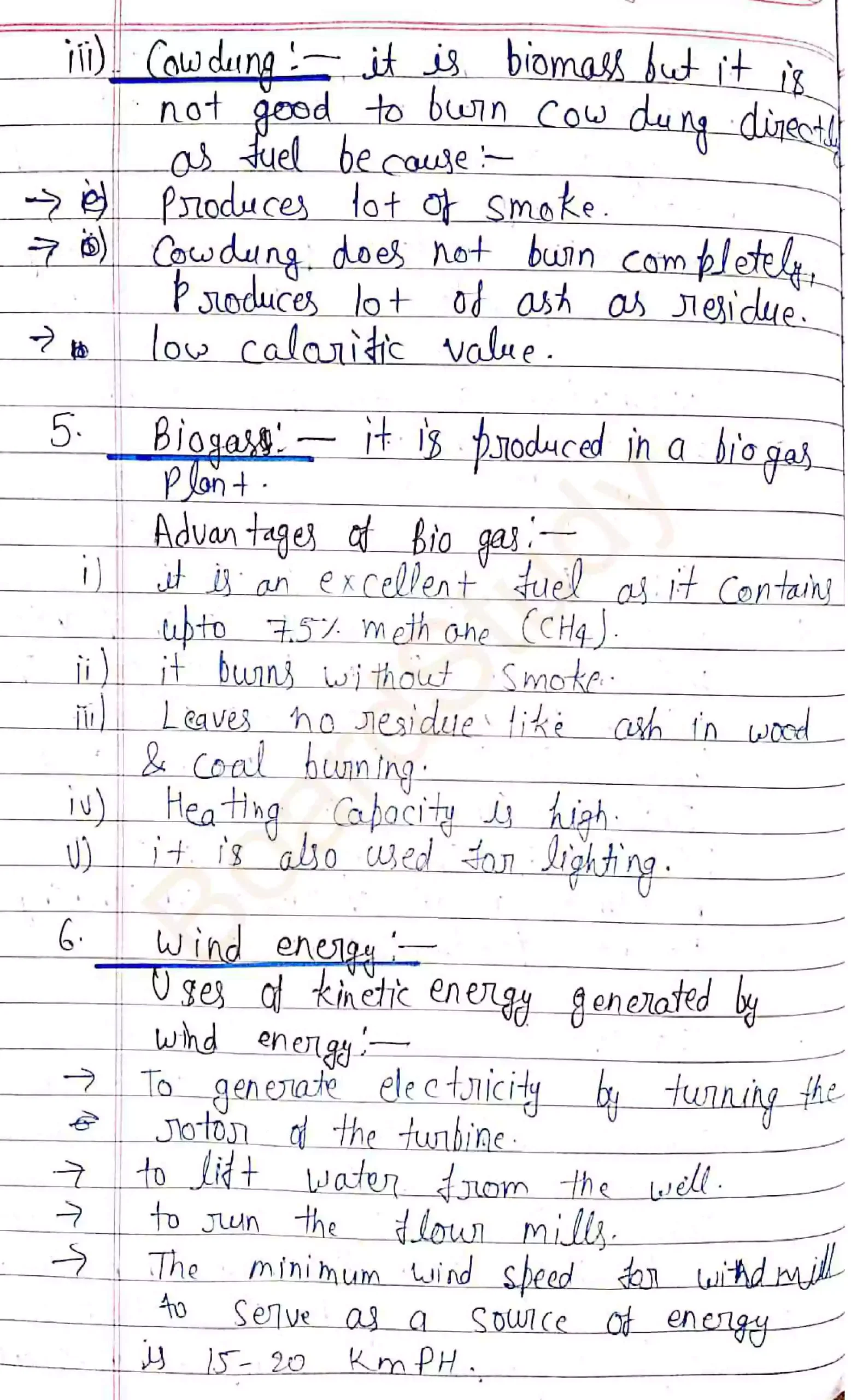 source of energy notes 005