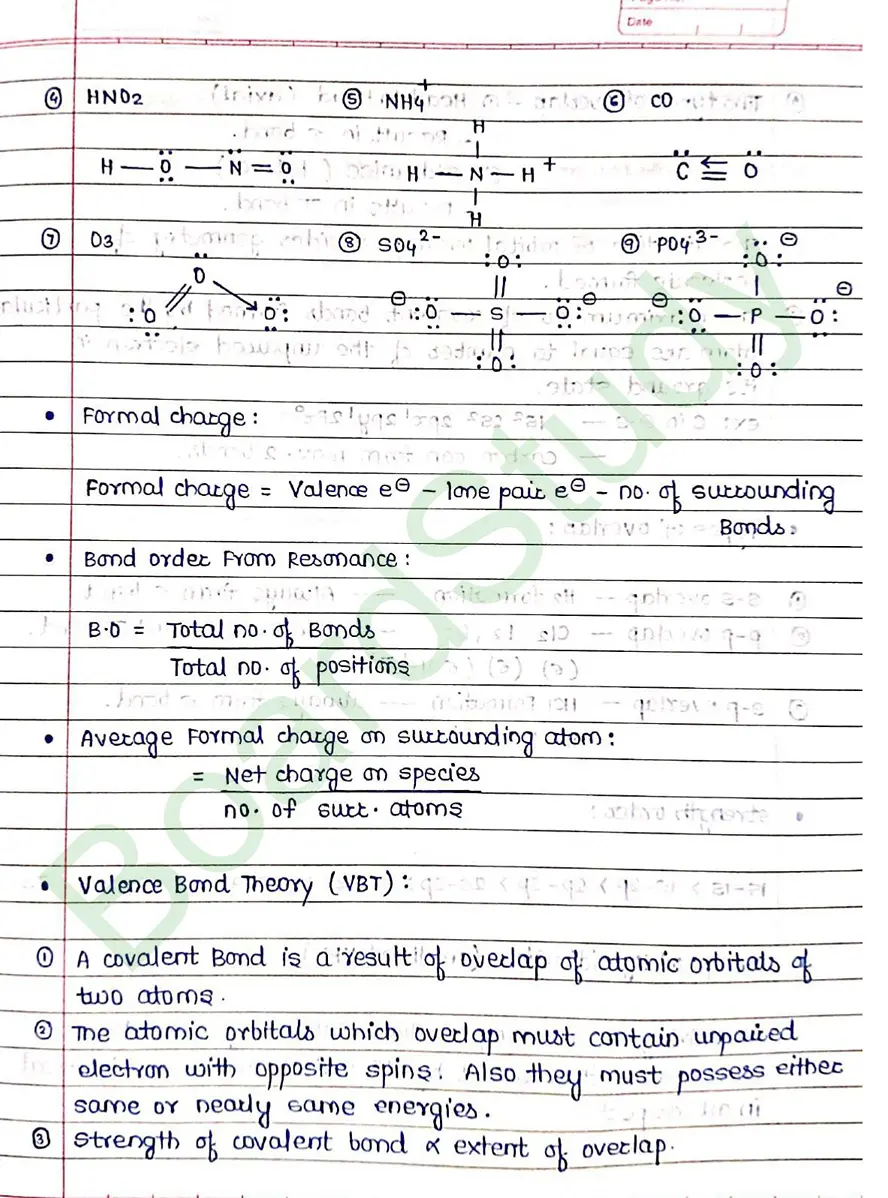 Chemical Bonding & Molecular Structure notes page 0002