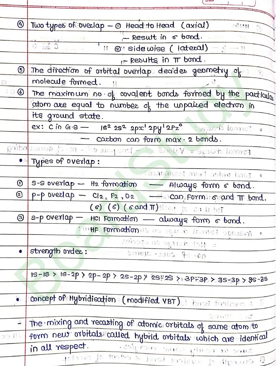 Chemical Bonding & Molecular Structure notes page 0003