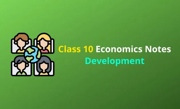 Economics Development Notes PDF