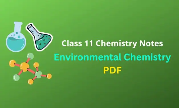 Environmental Chemistry Notes PDF