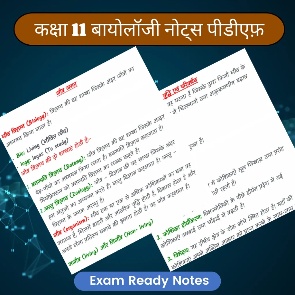 Class 11 biology notes in Hindi