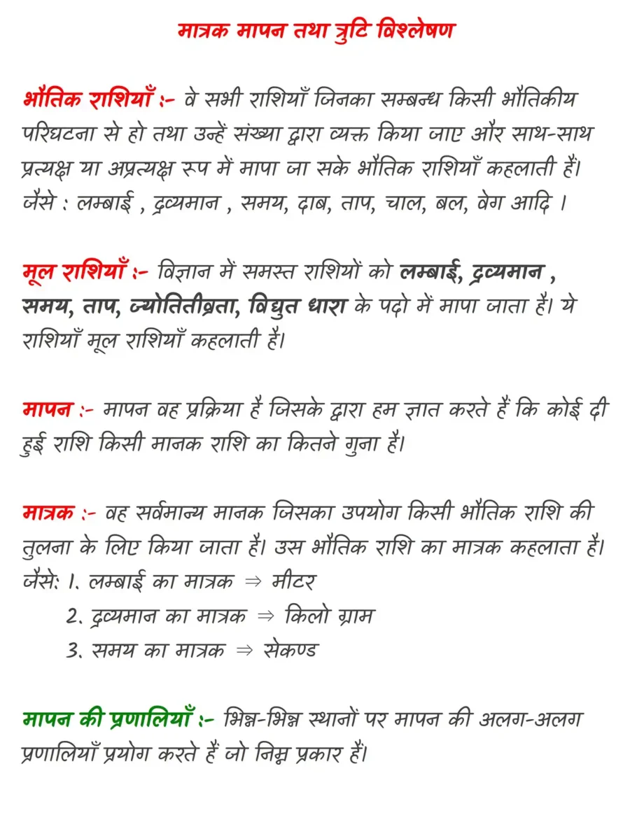 कक्षा 11 भौतिकी नोट्स पीडीएफ़ 2025-2026 (Topper’s Notes) | Exam Ready Colourful Notes - Image 2