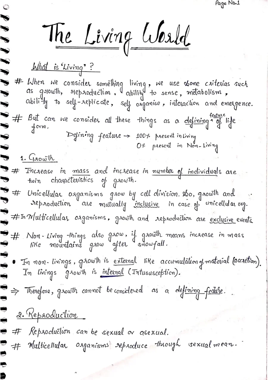 Class 11 Physics + Chemistry + Biology Notes PDF Download 2025-2026 (Topper’s Handwritten Notes) - Image 6