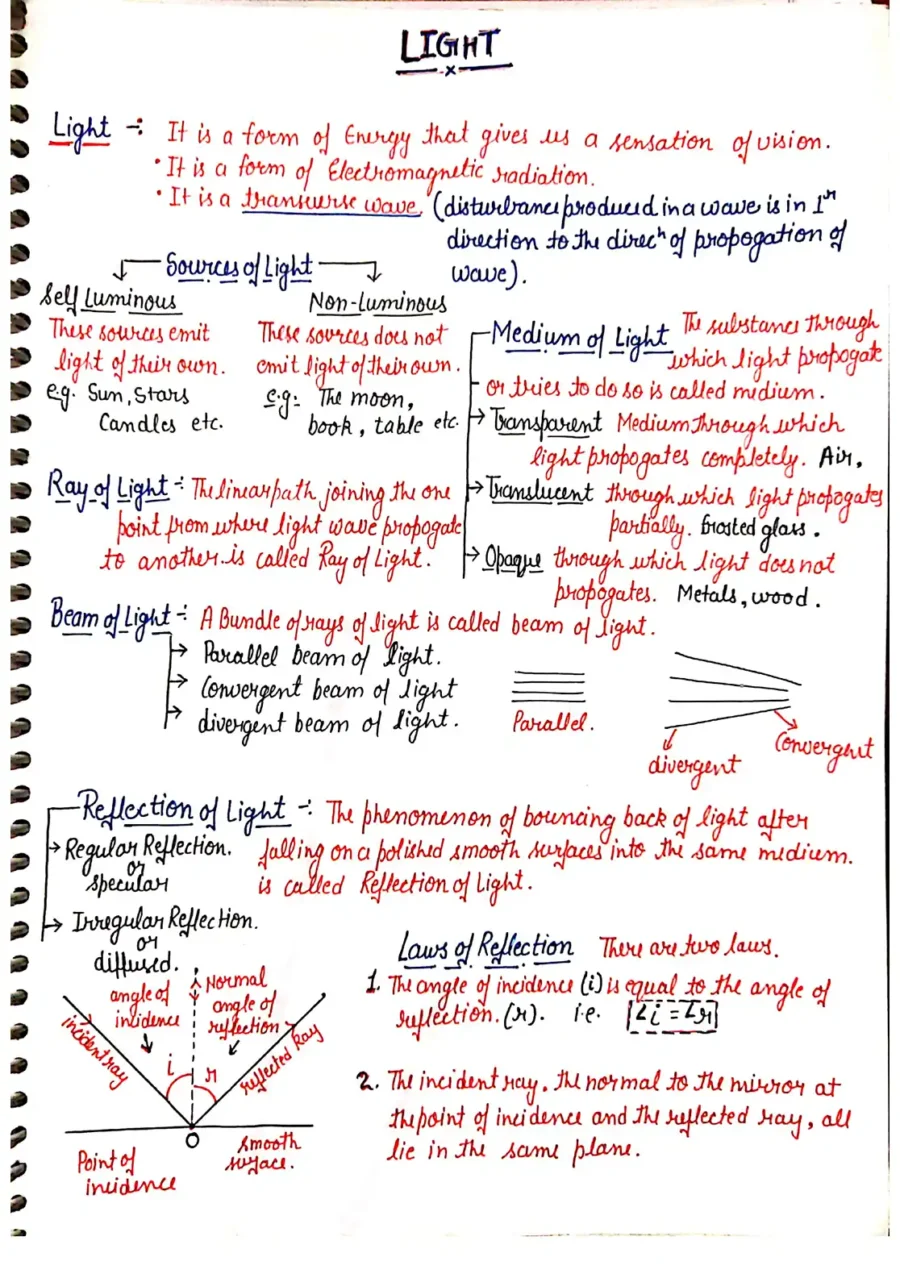 Class 10 Science Notes PDF Download 2025-2026 (Topper's Handwritten Notes) - Image 5