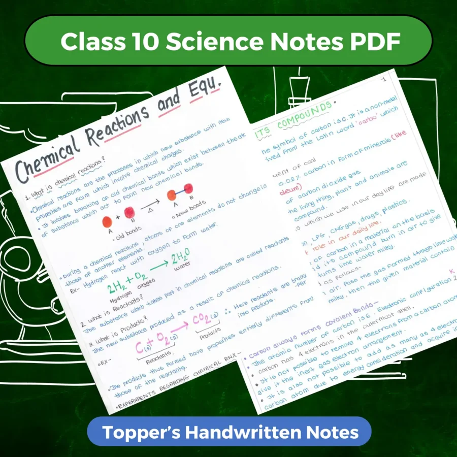 Class 10 Science Notes PDF Download