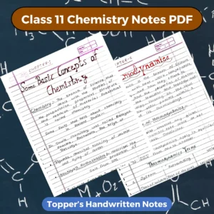 class 11 chemistry notes pdf