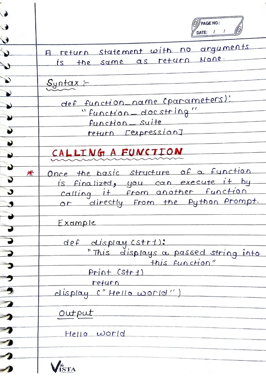 Python Colourful Handwritten Notes PDF - Image 4