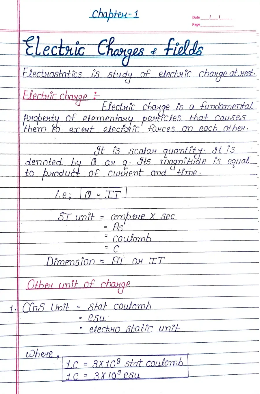 NEET Physics Handwritten Notes PDF Download (Topper's Handwritten Notes) - Image 2