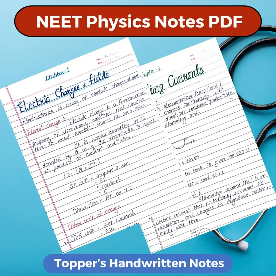 NEET Physics Notes PDF