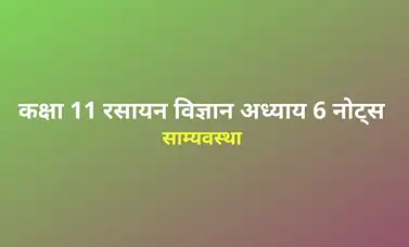 class 11 chemistry chapter 6 notes in hindi