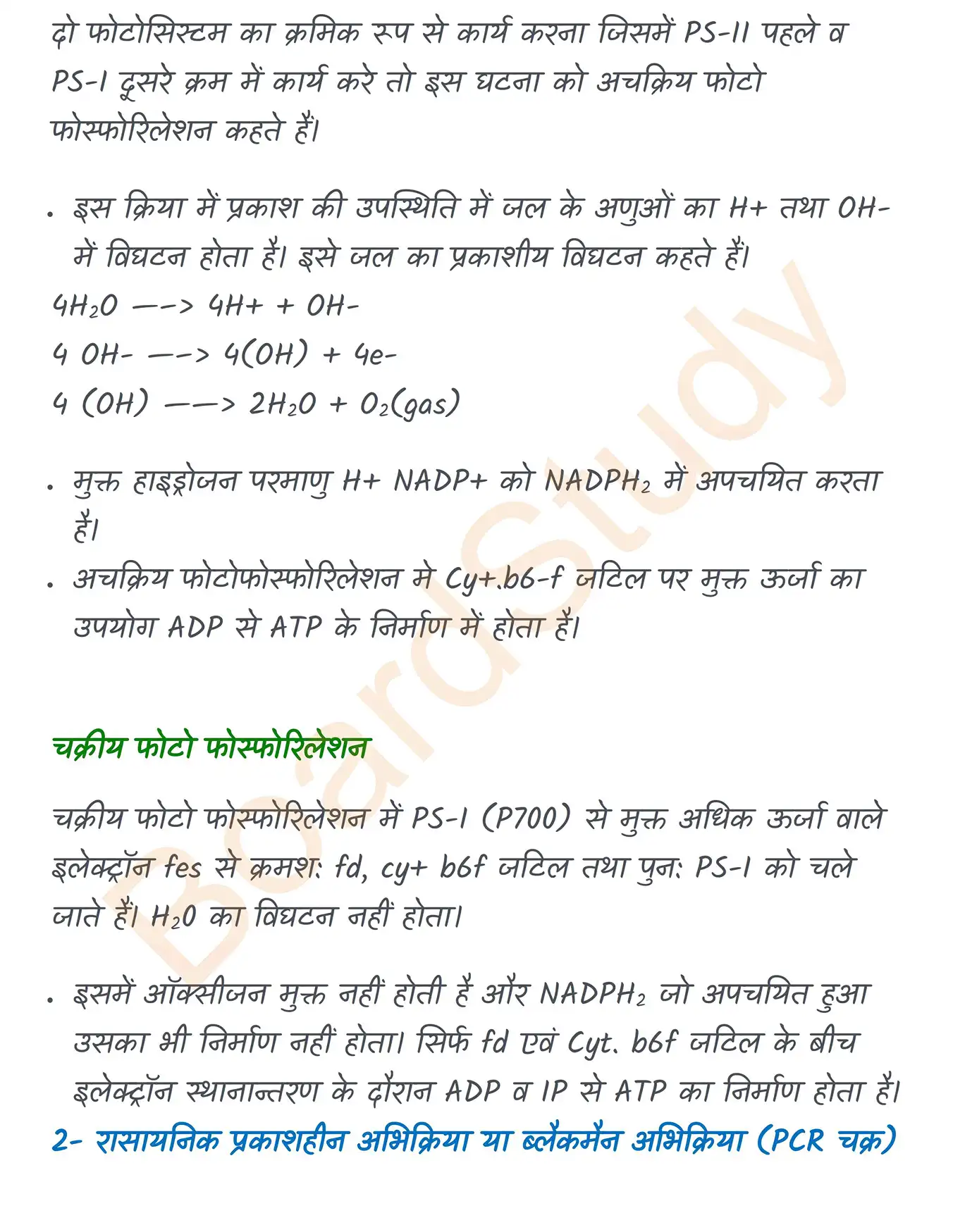 Chapter 11 Notes in Hindi उच्च पादपों में प्रकाश संश्लेषण_page-0004