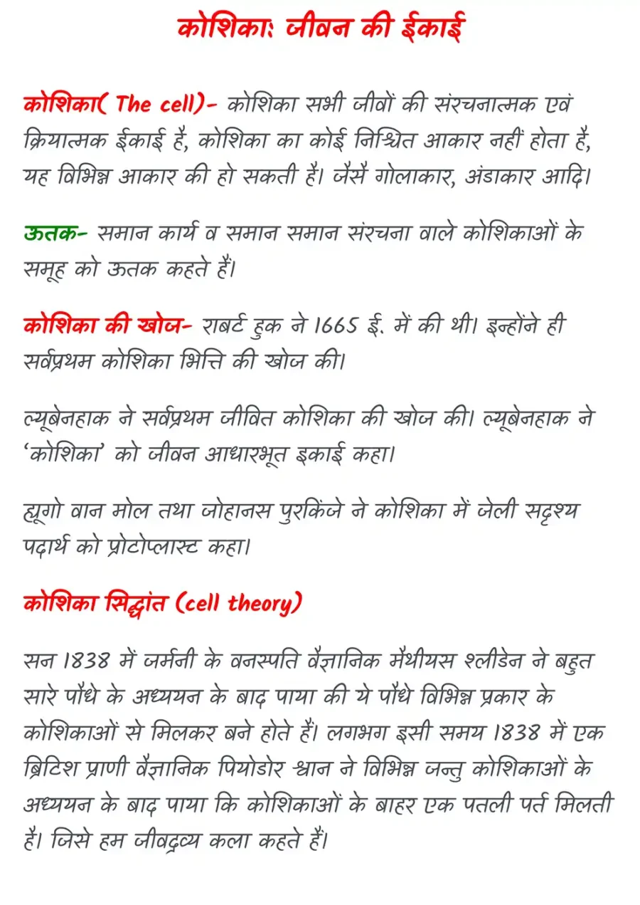कक्षा 11 भौतिकी + रसायनशास्त्र + बायोलॉजी नोट्स पीडीएफ़ (Topper’s Notes) 2025-2026 | Exam Ready Colourful Notes - Image 10