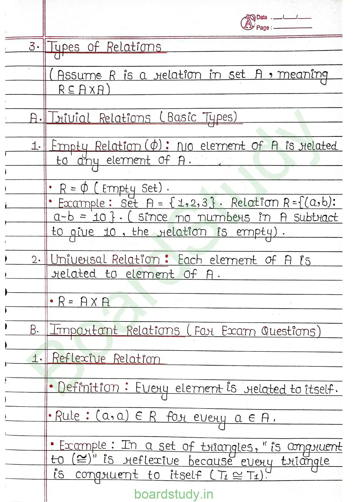 1. Relation Functions Notes PDF page 0003