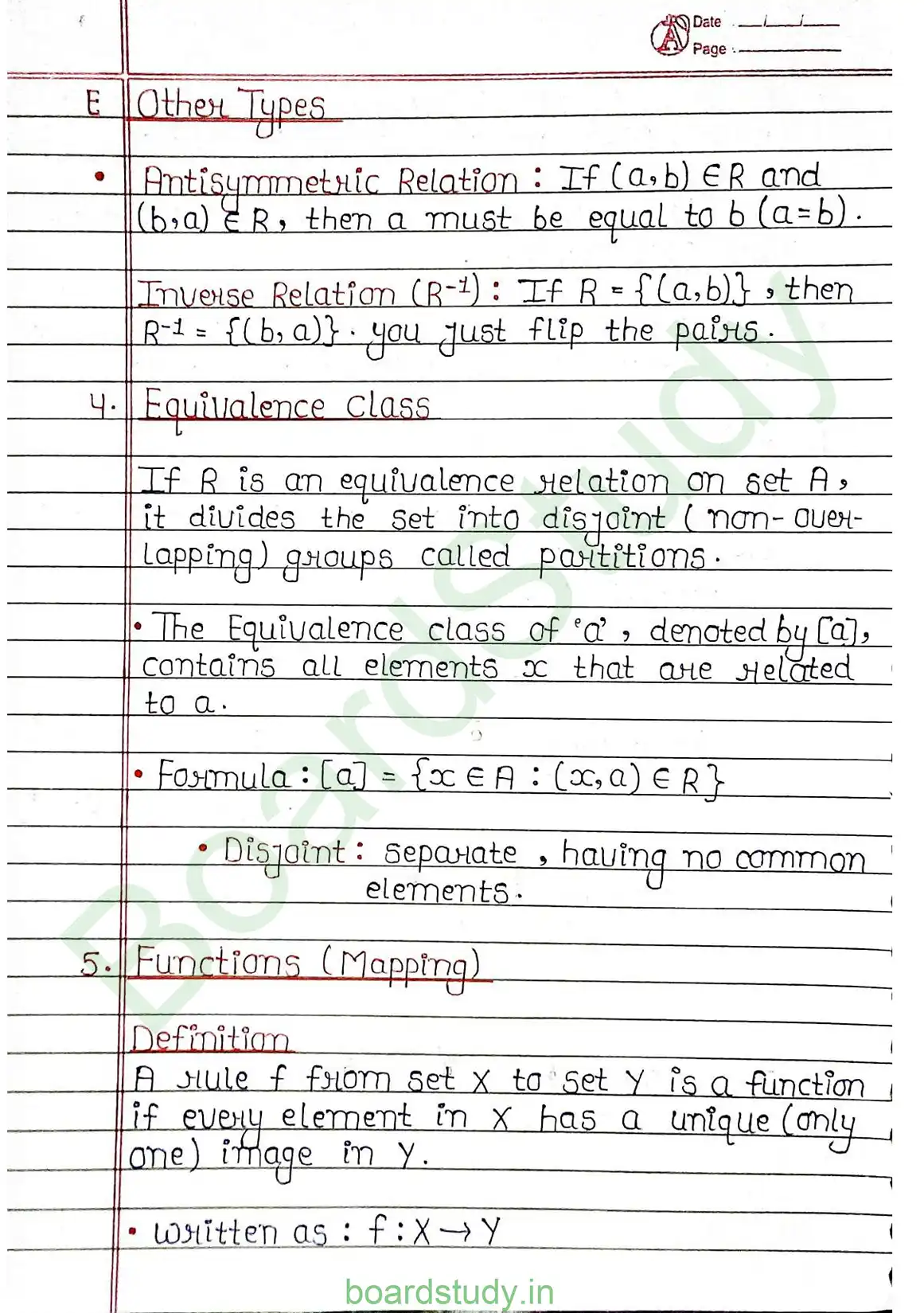 1. Relation Functions Notes PDF page 0006