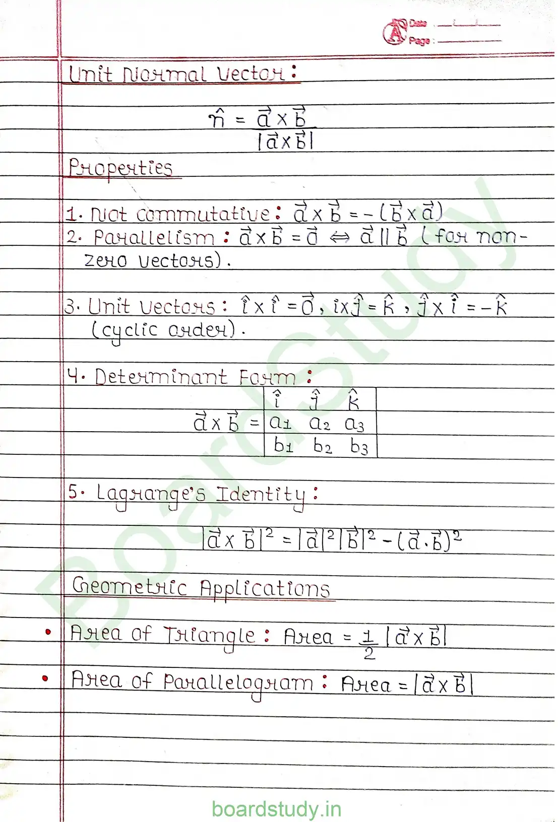 10. Vector Algebra page 0010 1