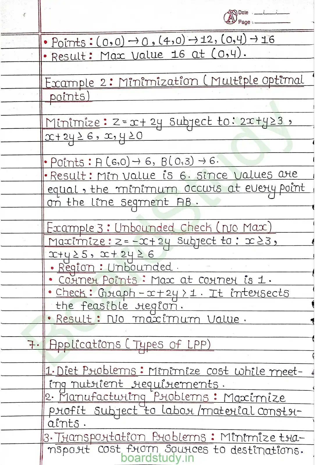 12. Linear programming LPP page 0006