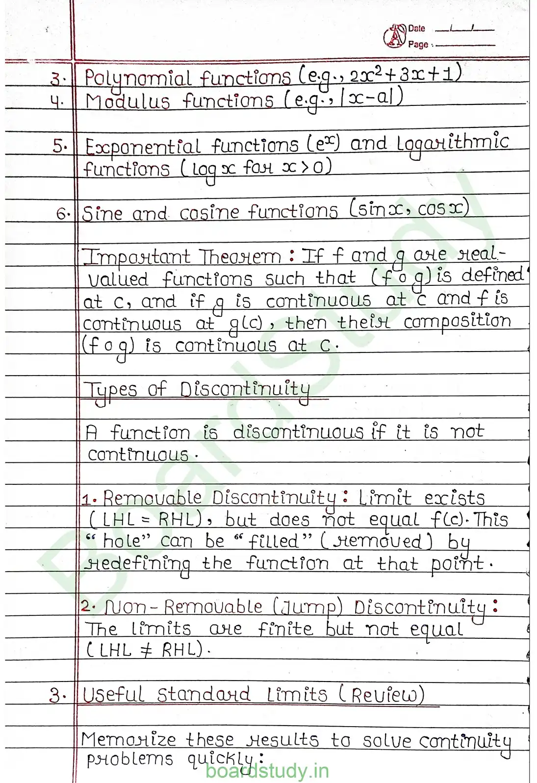 5. Continuity and differentiability page 0004