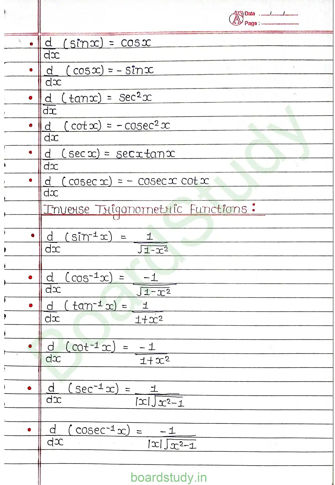 5. Continuity and differentiability page 0007