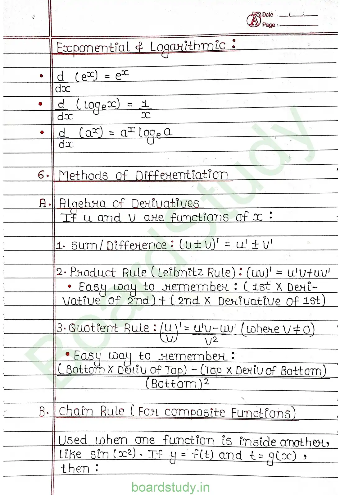 5. Continuity and differentiability page 0008