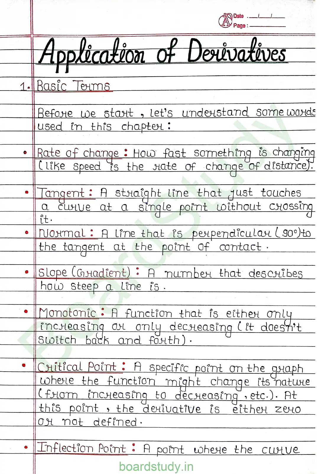 6. Application of derivatives page 0001