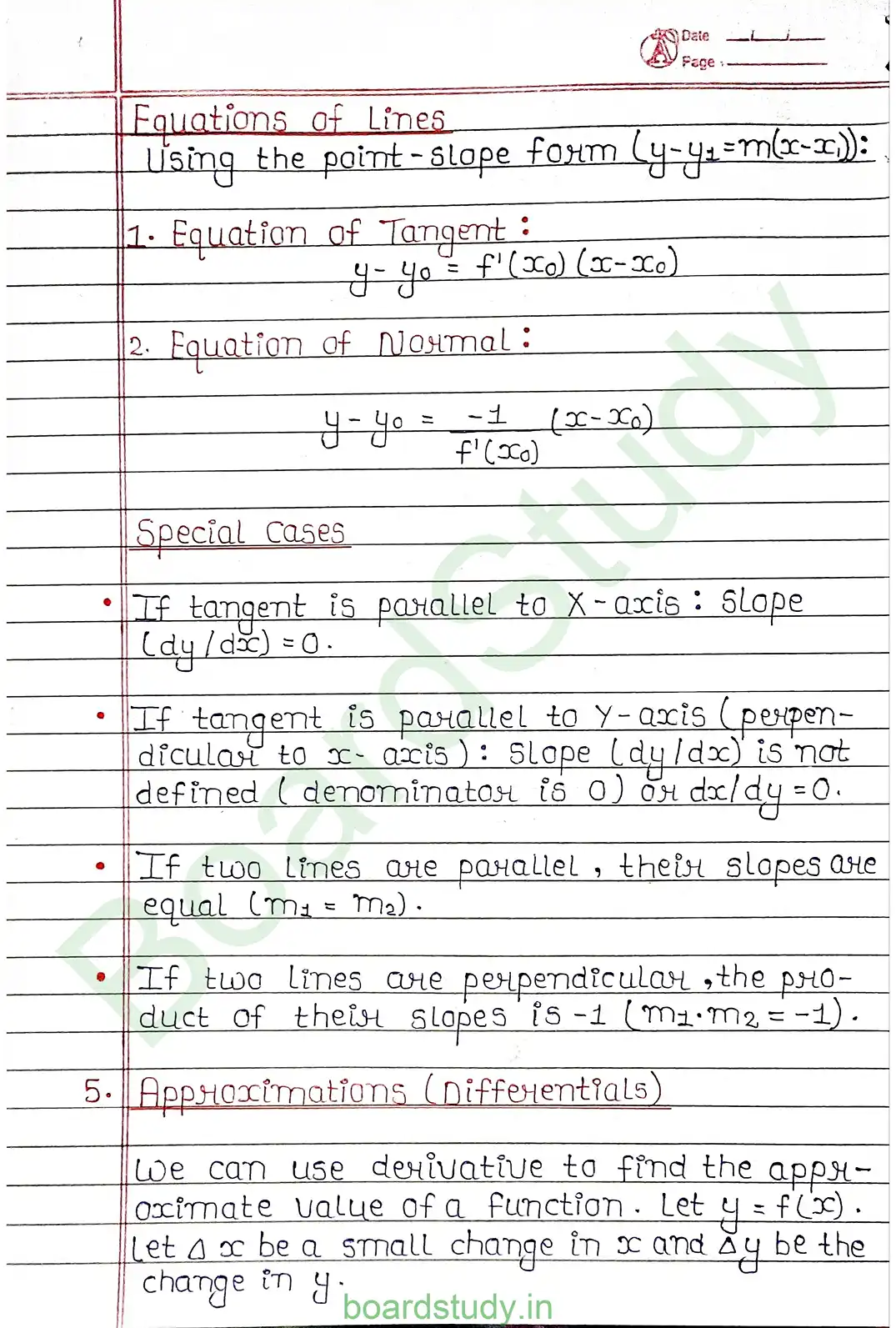 6. Application of derivatives page 0006
