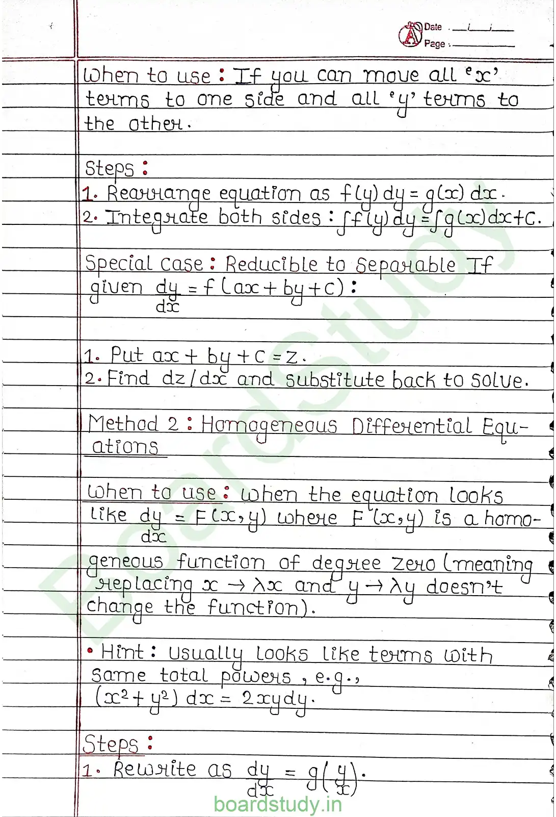 9. Differential Equation Calculus page 0006