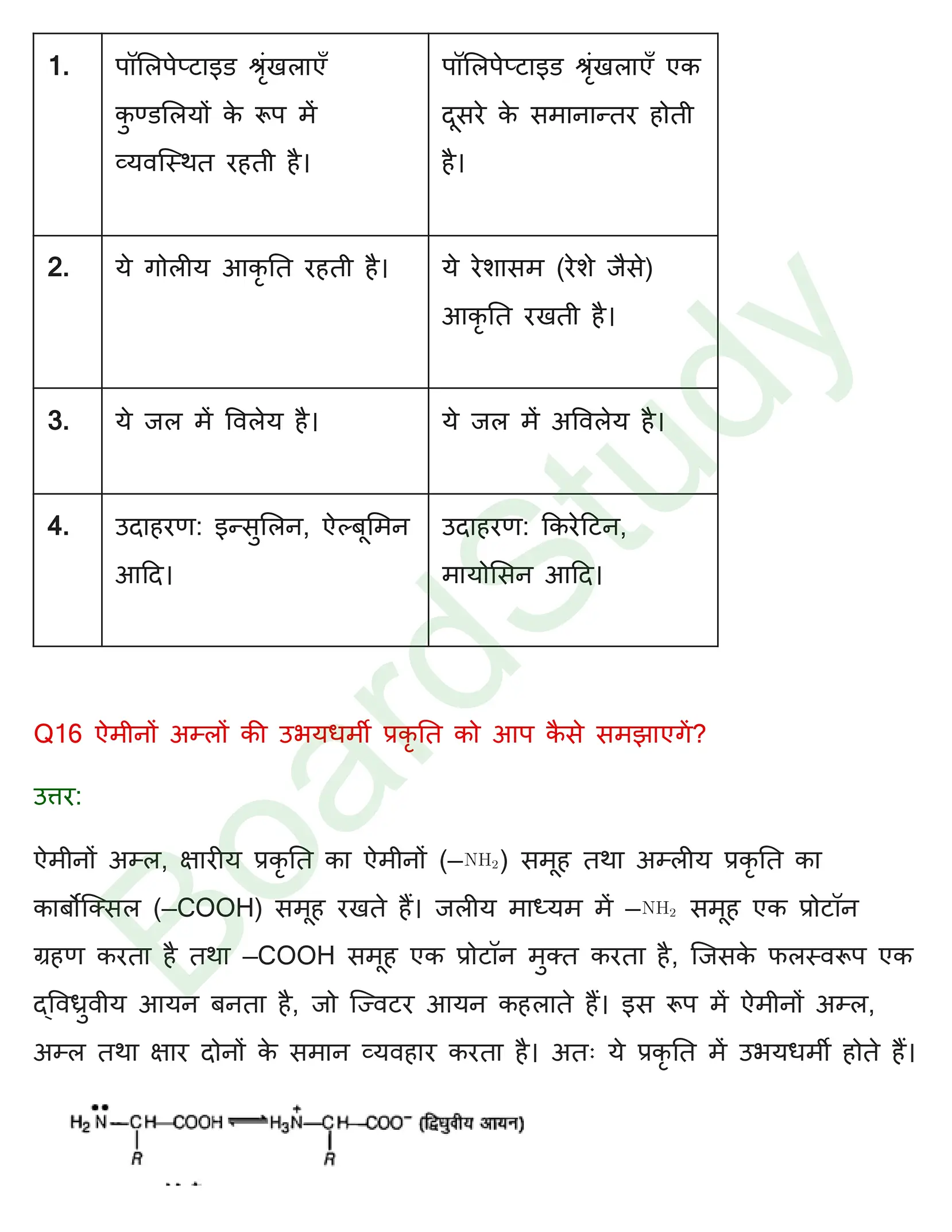 class 12 chemistry biomolecules solution in hindi page 0014