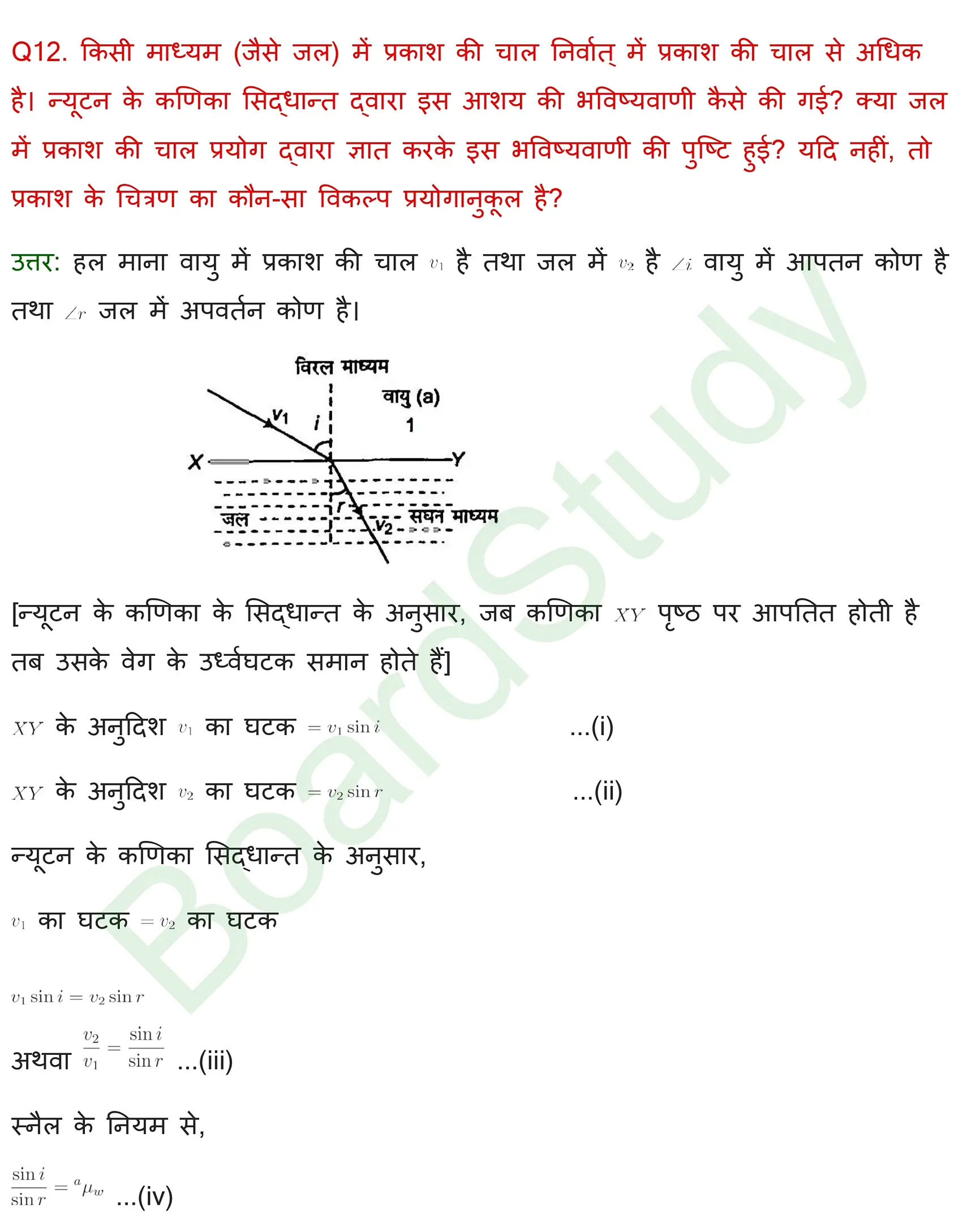 तरंग प्रकाशिकी Solution page 0010