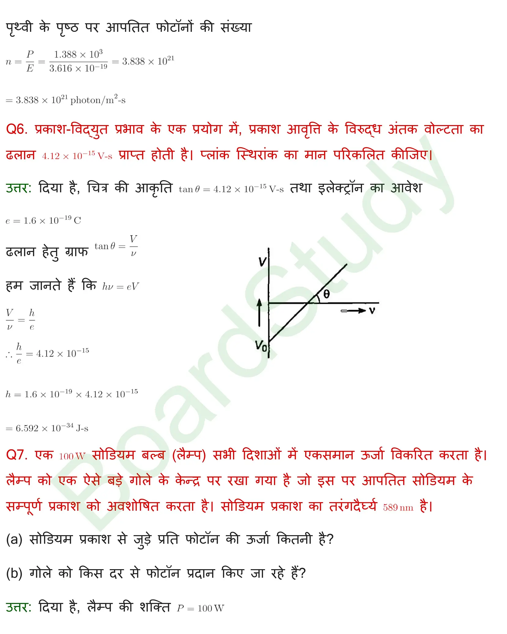 विकिरण तथा द्रव्य की द्वैत प्रकृति Solution page 0005