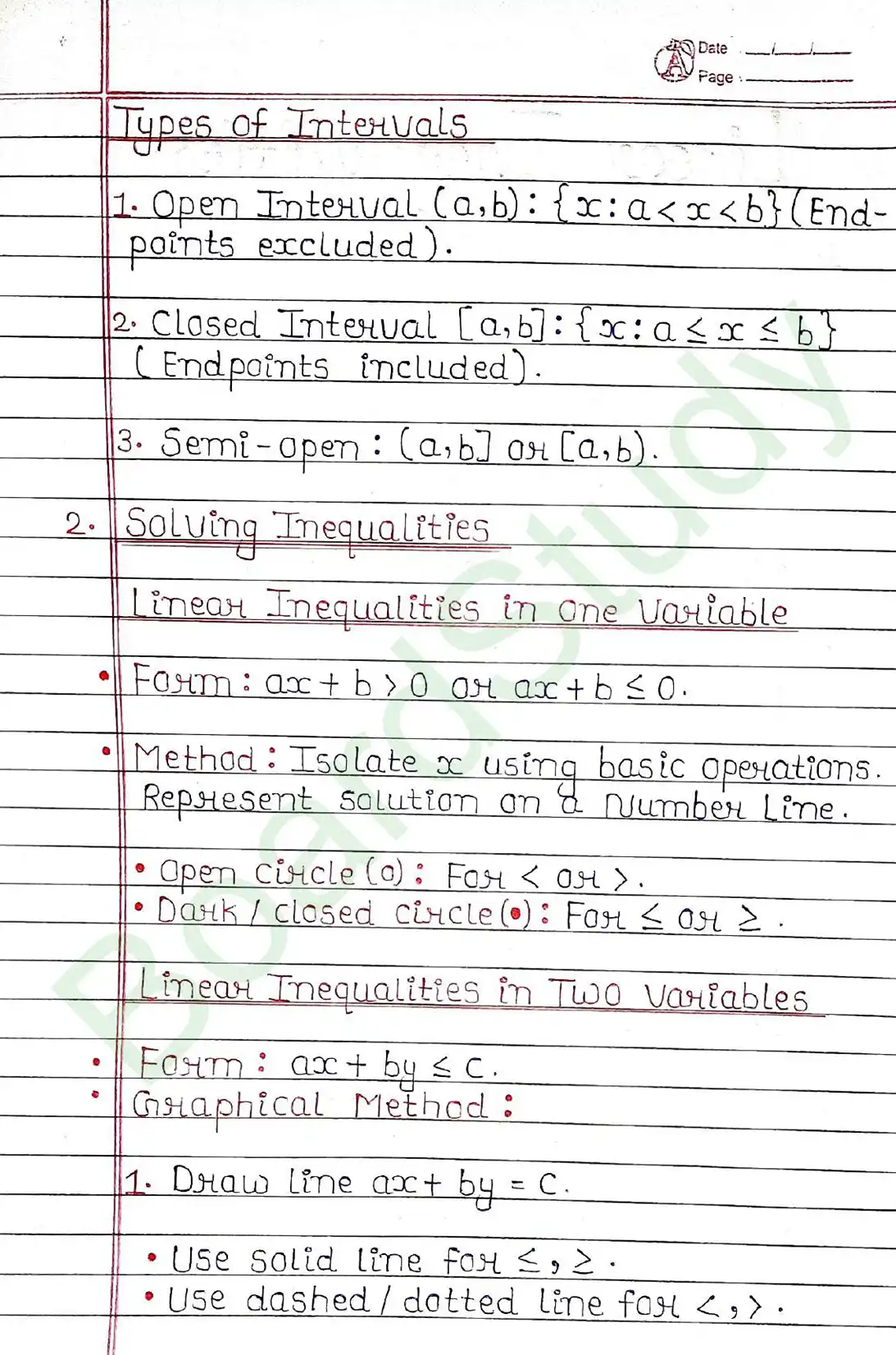 Linear Inequalities class 11 chapter 5 page 0002