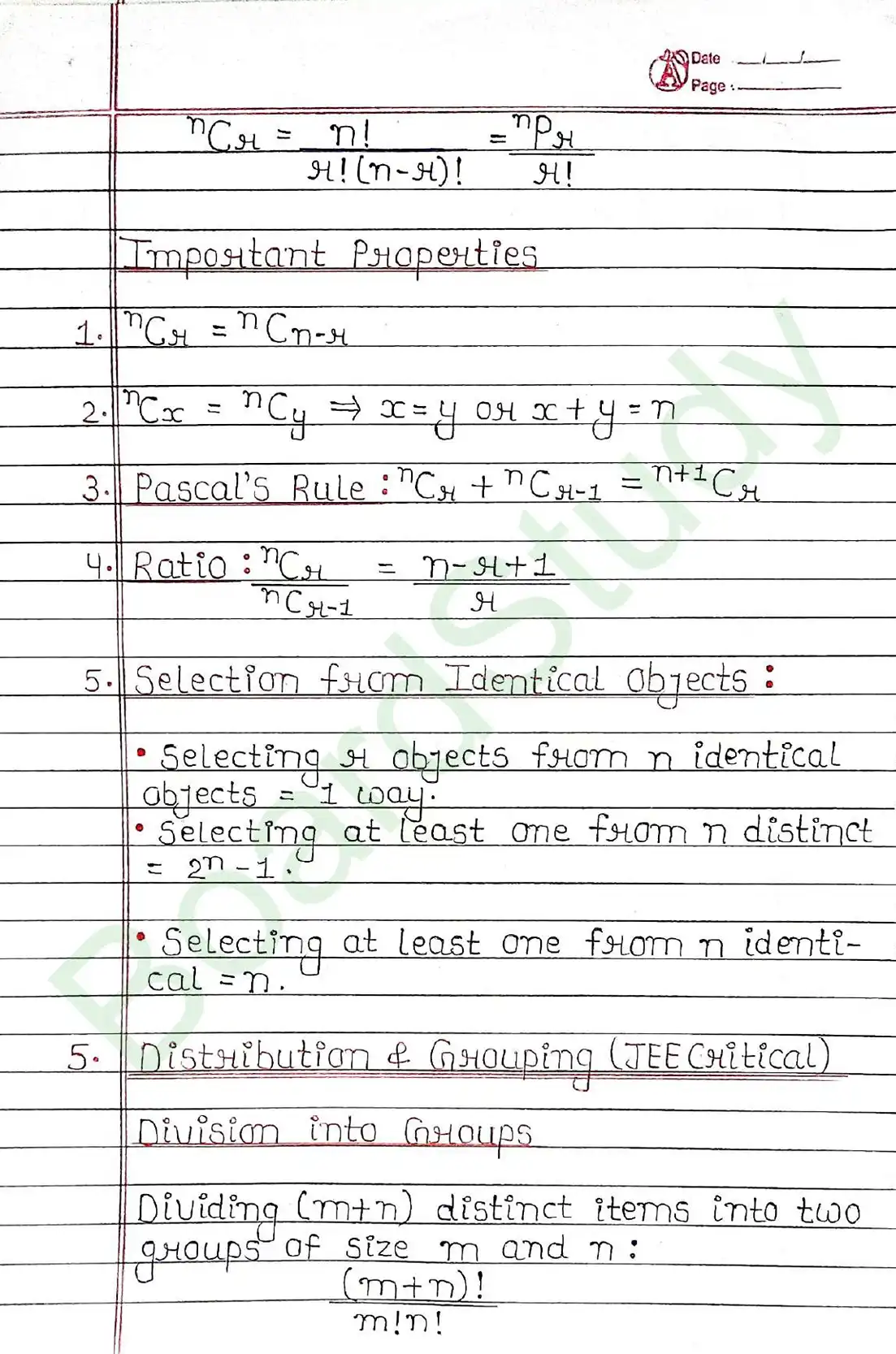 Permutations and Combinations class 11 chapter 6 page 0004