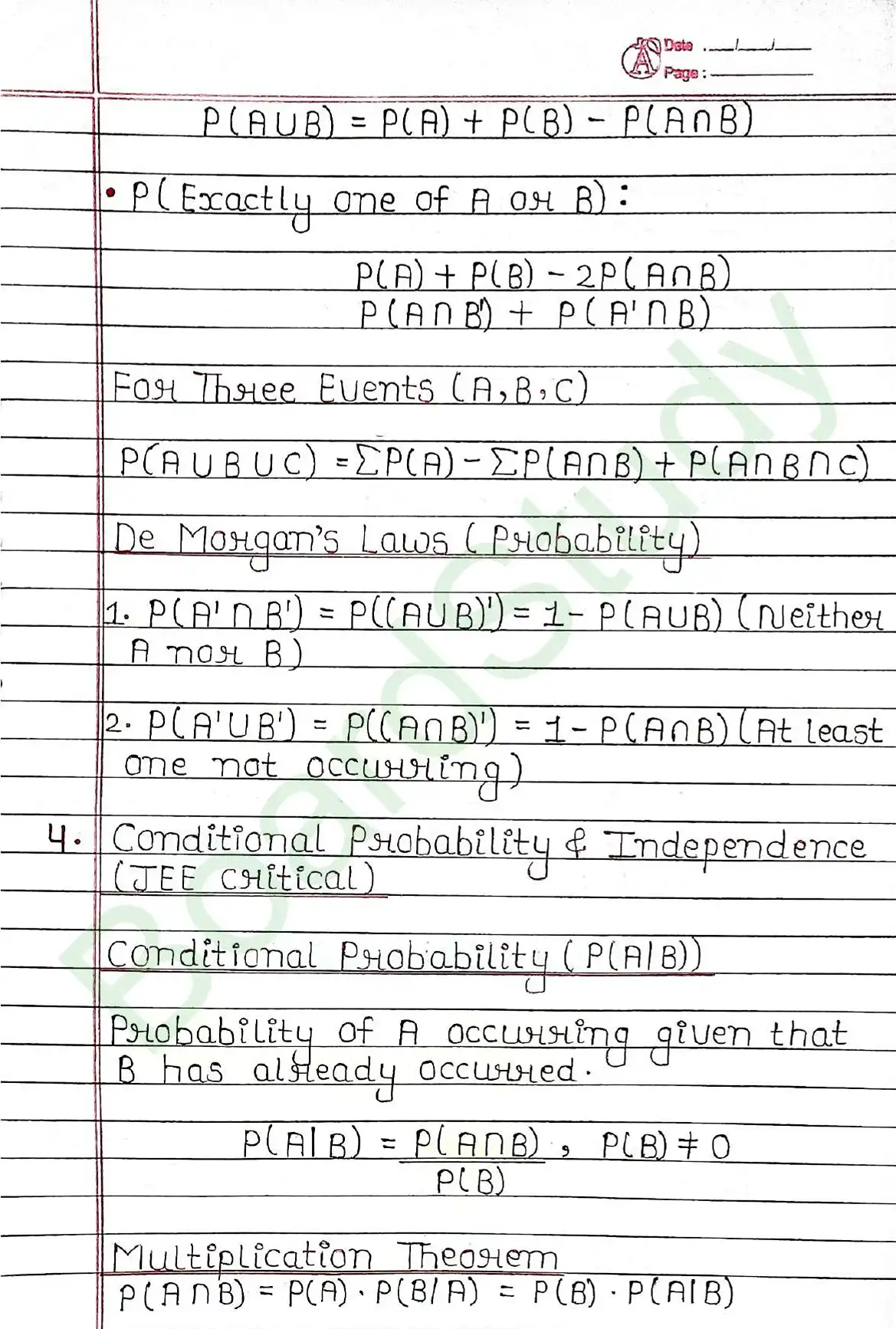 Probability class 11 chapter 14 page 0003