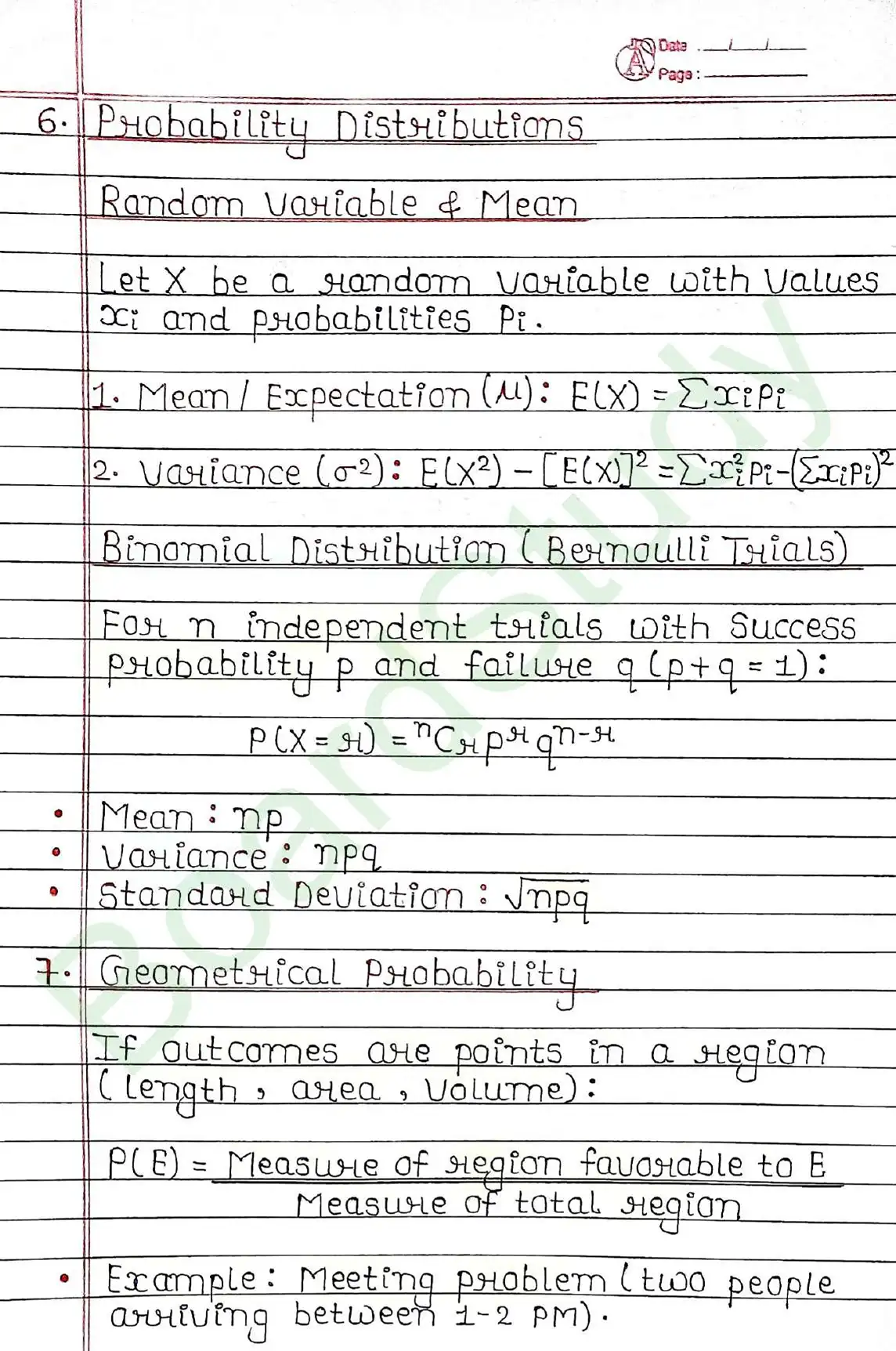 Probability class 11 chapter 14 page 0005