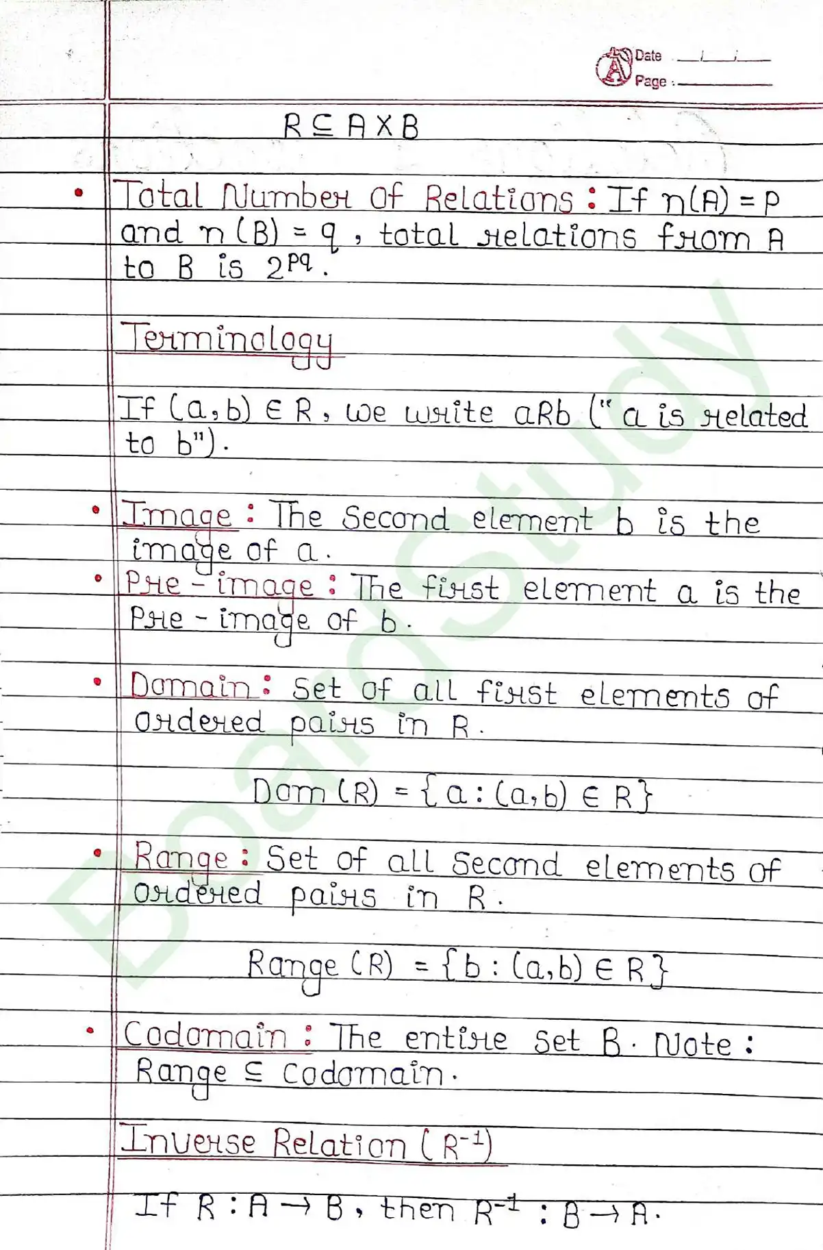 Relations and Functions page 0002