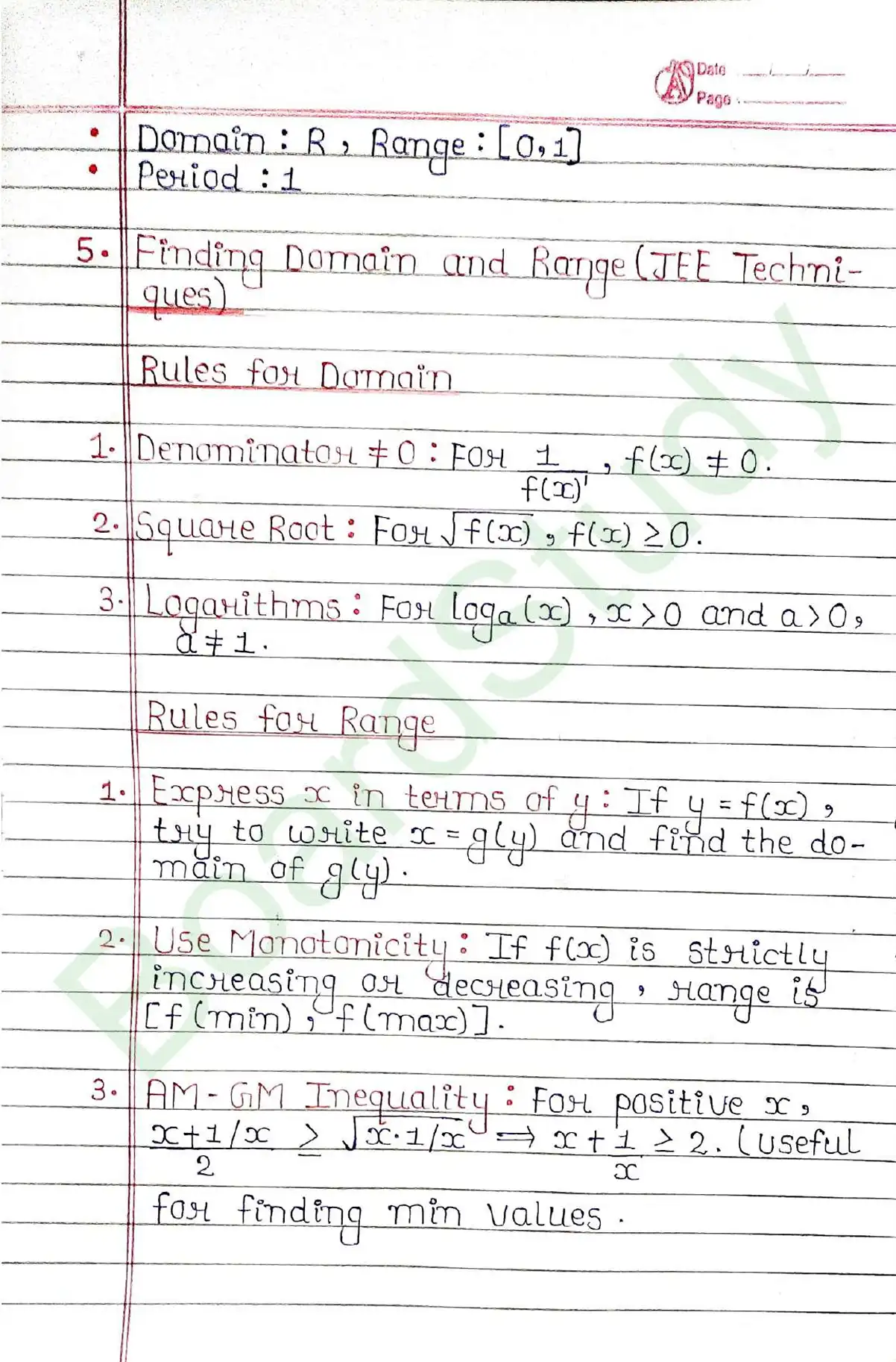 Relations and Functions page 0008