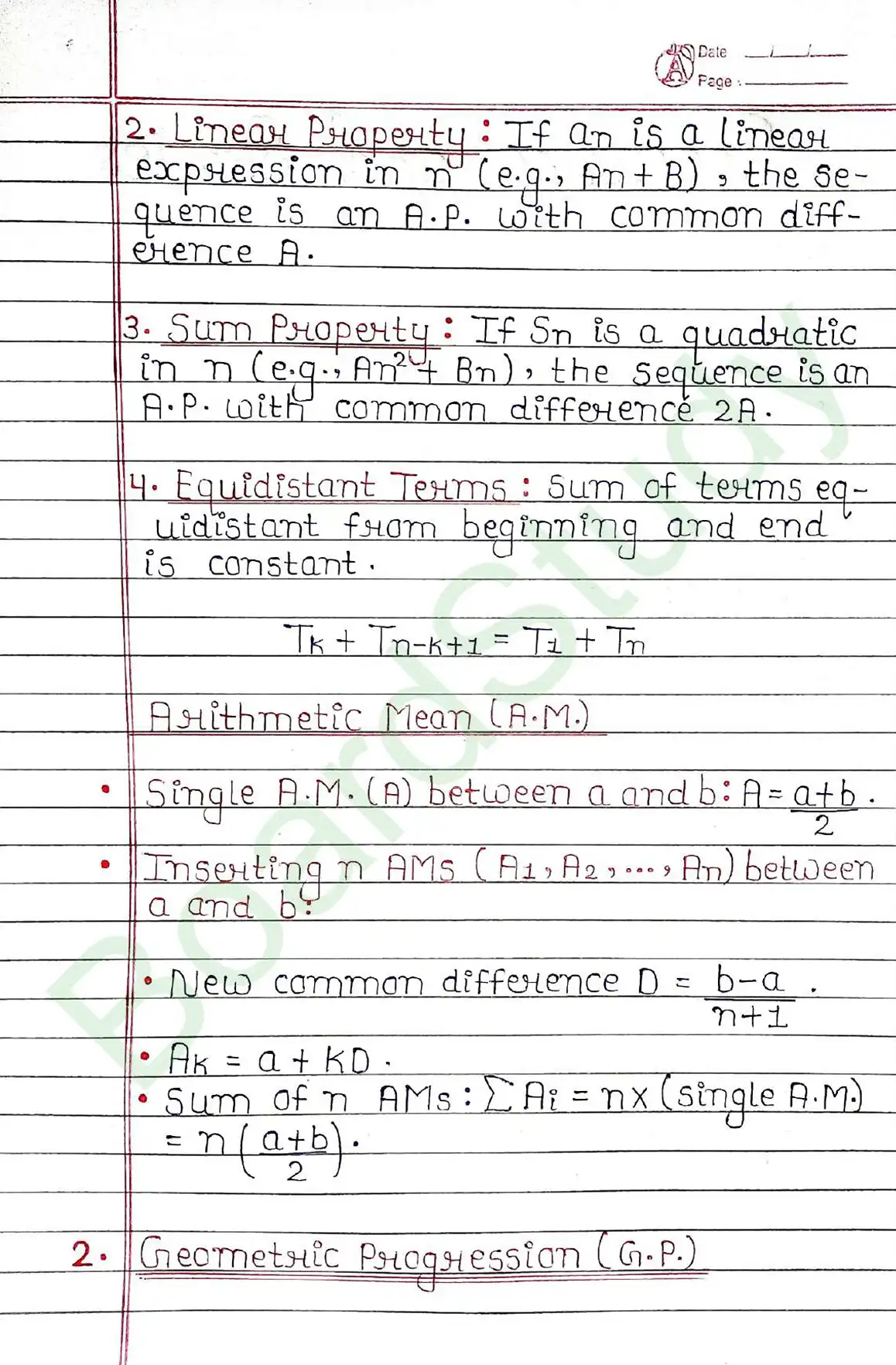 Sequences and Series class 11 chapter 8 page 0002