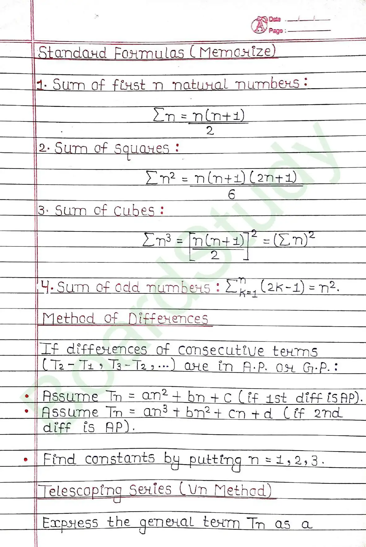 Sequences and Series class 11 chapter 8 page 0007