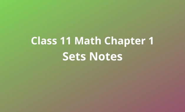 Sets Handwritten Notes